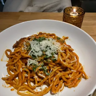 Bucatini pasta