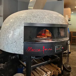 Wood Fired Pizza Oven.
