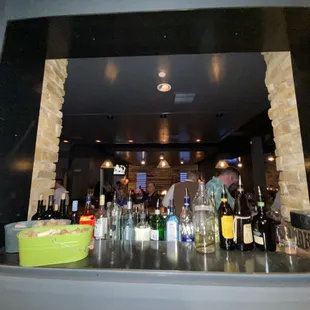 a view of the bar