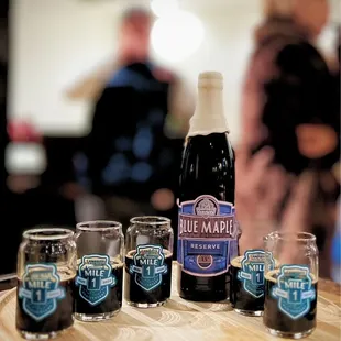 Blue Maple Reserve - anniversary brew that&apos;s sweet like port! Tasted like maple and blueberry!