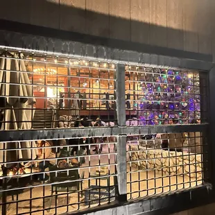 Looking in from the sidewalk