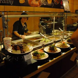 sushi and sashimi, interior