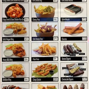 Bobablastic menu page 1