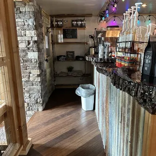 Ordering counter/merch