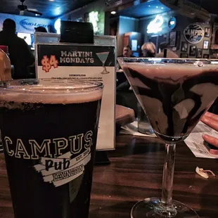 His and Her Drink (New Holland Cabin Fever &amp; Chocotini)