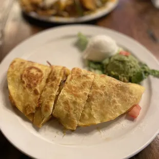 Shrimp quesadilla