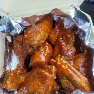 Cajun Buffalo chicken wings