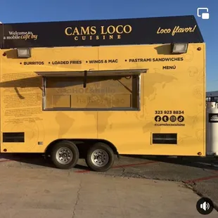 This is cams loco cuisine catering truck