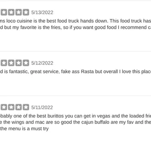 Reviews!
