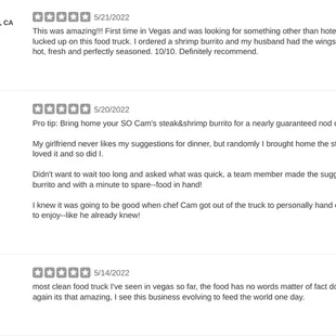 Reviews!
