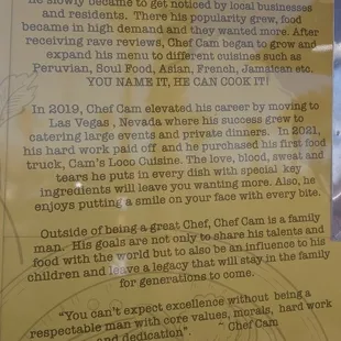 This is part of his testimony of how he started.