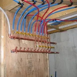 complete repipe using a manifold system