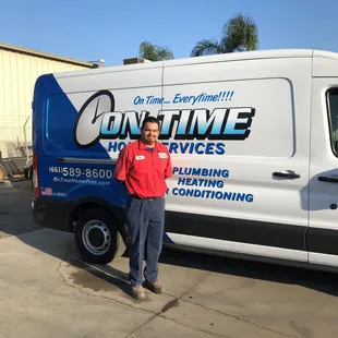 Rick has been with On Time for years! His experience is of the best in town!