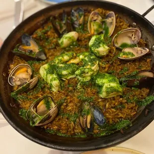 paella, food