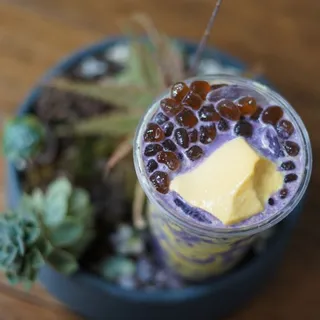 H6. Creme Brulee Ube Latte