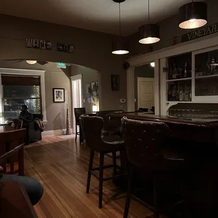 Main bar area and entrance seating area