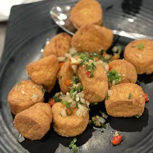 Salt and Pepper Fried Egg Tofu