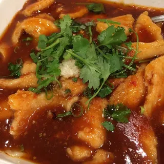 Boiled Fish Fillet In Chili Sauce