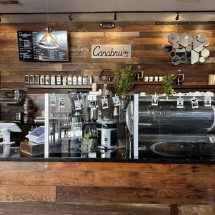 The main coffee bar