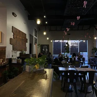 Inside of the cafe