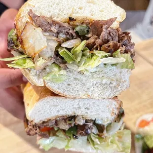 Philly Cheese Steak Sandwich Combo/ Instagram @JudeeTheFoodee