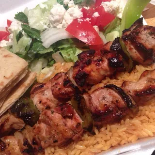 Chicken Kabob Plate