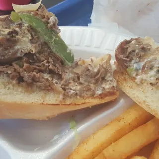 Philly Cheese Steak Sandwich Combo