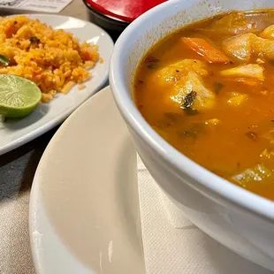 Caldo De Pescado (Fish soup)