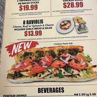 Daily Specials