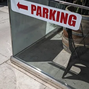 Parking around the corner