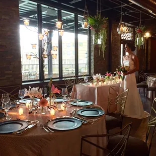 Absolutely beautiful location to have your wedding reception. Stunning and comfortable decor w excellent food and amazing staff