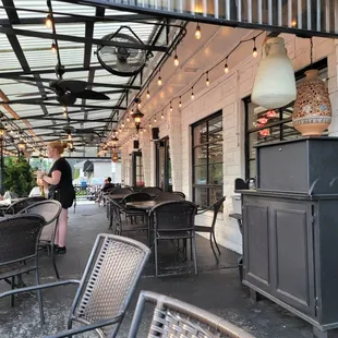 Outdoor seating