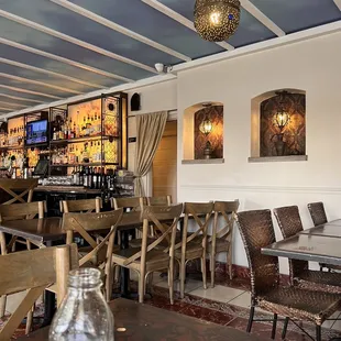 the dining area