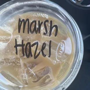 Marshmallow Hazelnut with Almond milk!