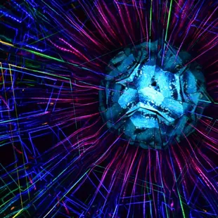 Color changing Kaleidoscope art