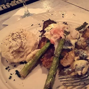 a plate of food on a table