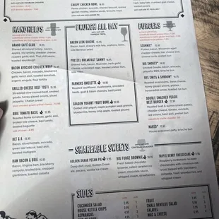 Menu as of.  9/16/23