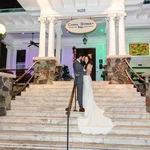 Another couple made there vows in the Historic 100-year-old Mansion of Canal Street Inn located in Mid City, New Orleans