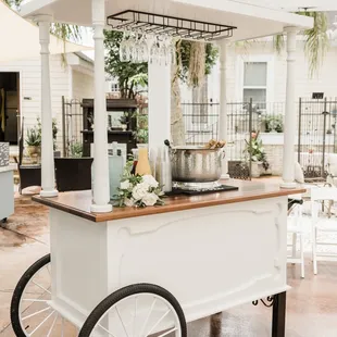 Simple wedding set-up