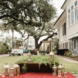 Garden wedding venue