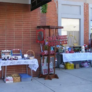 a man standing in front of a store