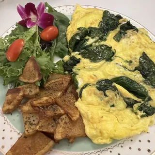 Spinach Omelette