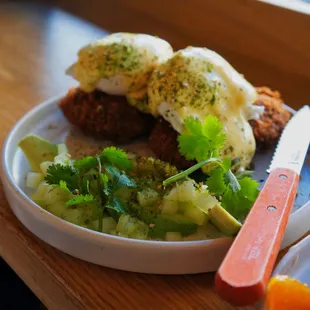 Shrimp Toast Benedict
