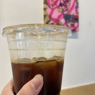 Iced quad espresso