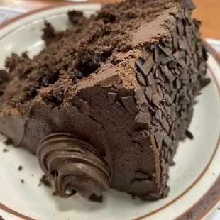 Killer chocolate cake, good thing the Cleveland Clinics just around the corner.