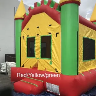 Red/yellow/green jumper