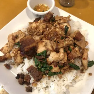 Spicy Basil Over Rice