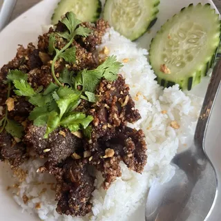 Garlic Pepper Over Rice