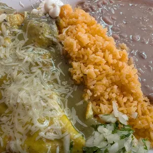 Chili verde omelette