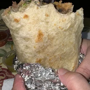Gracious sized Super Burrito